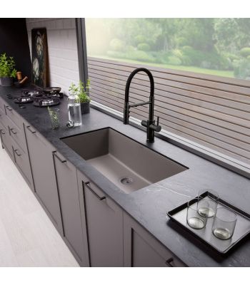 Blanco Precis 32″ Super Single-Bowl SILGRANIT Undermount Kitchen Sink