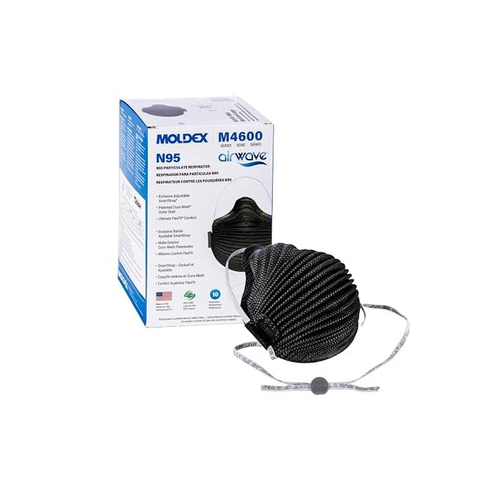 Moldex - 10pk Black N95 Mask Med/LG