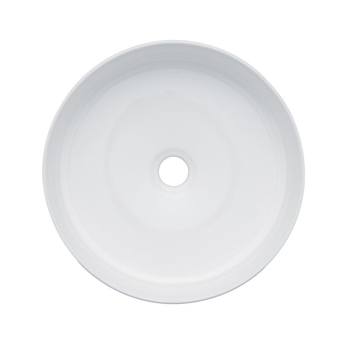 Adelaide Lusso White 15 3/4" x 15 3/4" x 3 1/2" Round Vessel Sink(K466)(664AWH)
