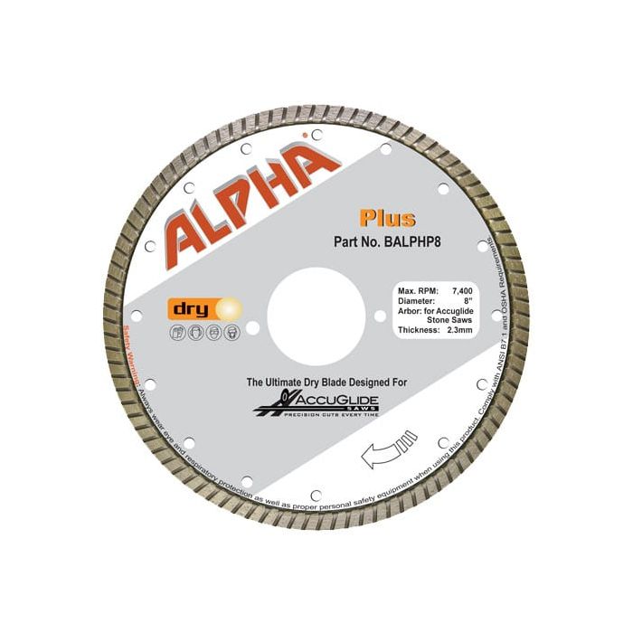 Alpha Tools Plus Dry Blade 8" for Accuglide
