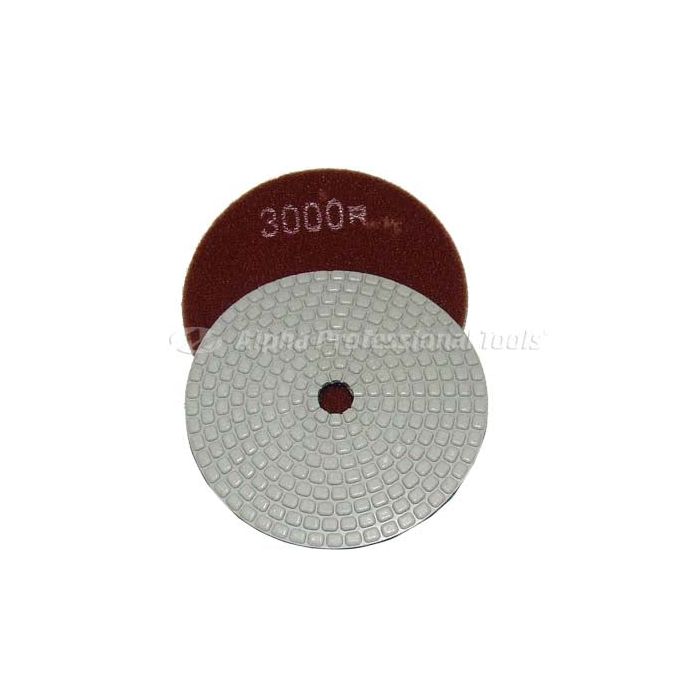 Alpha Ceramica Dry Diamond Polishing Pads – 4" | 60–3000 Grit & Kit