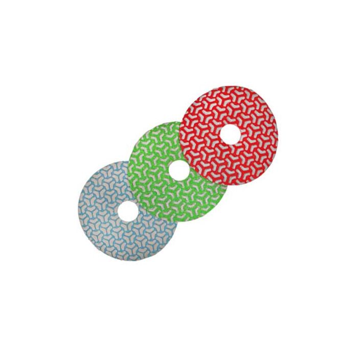 Alpha Kirara Diamond Polishing Pads – 4" | Position 1–3
