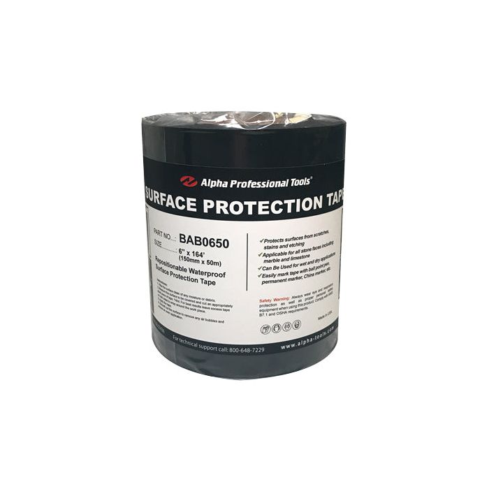 Alpha Surface Protection Tape 6″ x 164′ – Heavy-Duty Protective Film