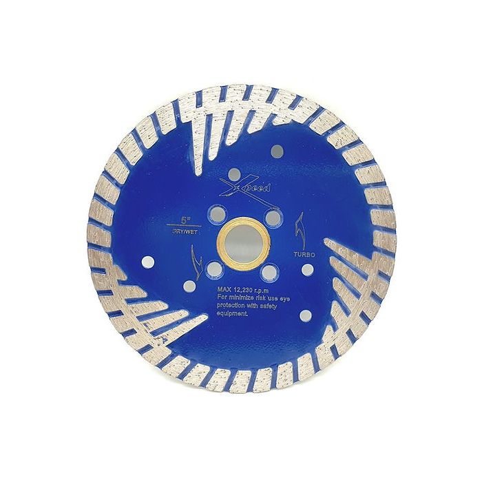 XPEED GK-Premium Wide Segmented Turbo Blade 6" x 8mm x 5/8-7/8" arbor