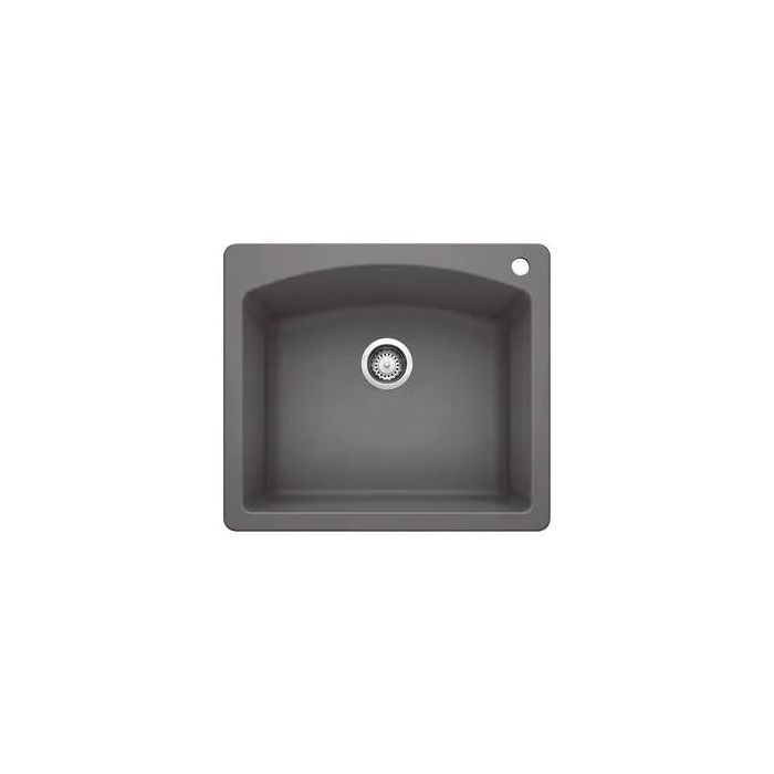 Blanco-Cinder-Diamond Single Bowl Dual Mount-441463