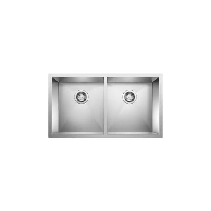 Blanco-Precision 16" R0 Medium Equal Double Bowl-516211