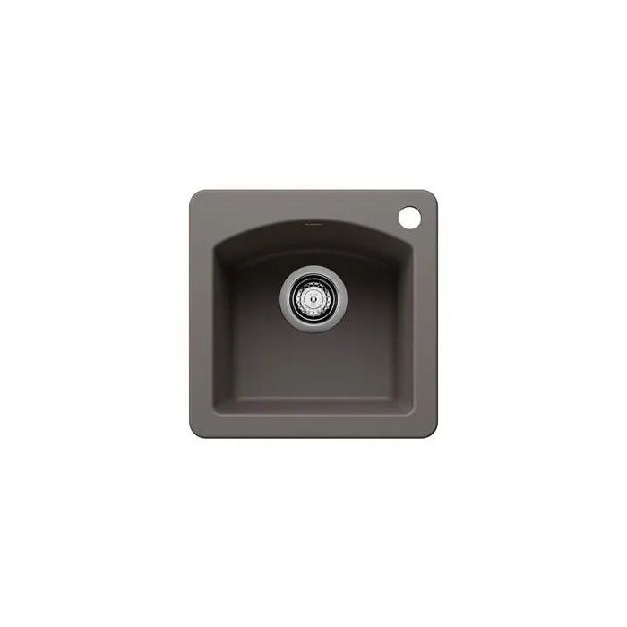 Blanco-Volcano Grey-Diamond Bar Sink Dual Deck-443107