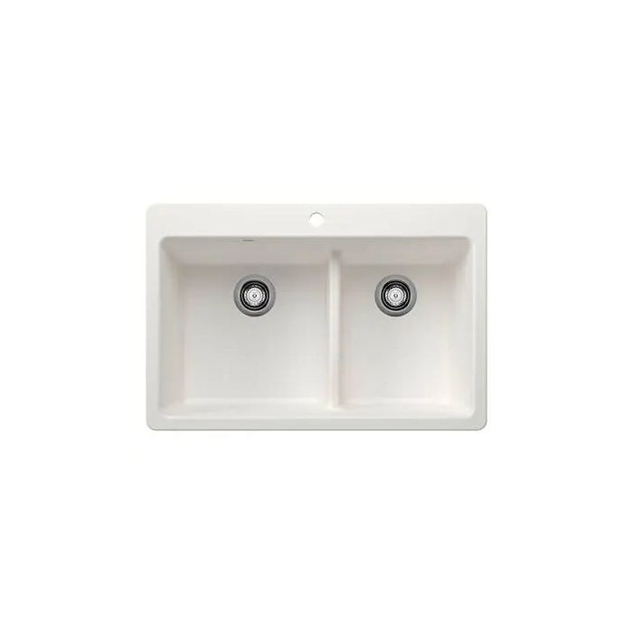 Blanco Liven 1-3/4 Low Divide Dual Mount Sink