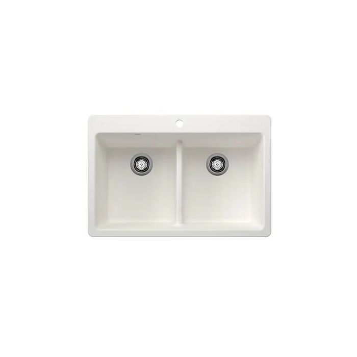 Blanco Liven Equal Double Low Divide Dual Mount Sink
