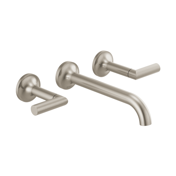 Brizo Two-Handle Wall Mount Lavatory Faucet with Lever Handles & Wall Mount