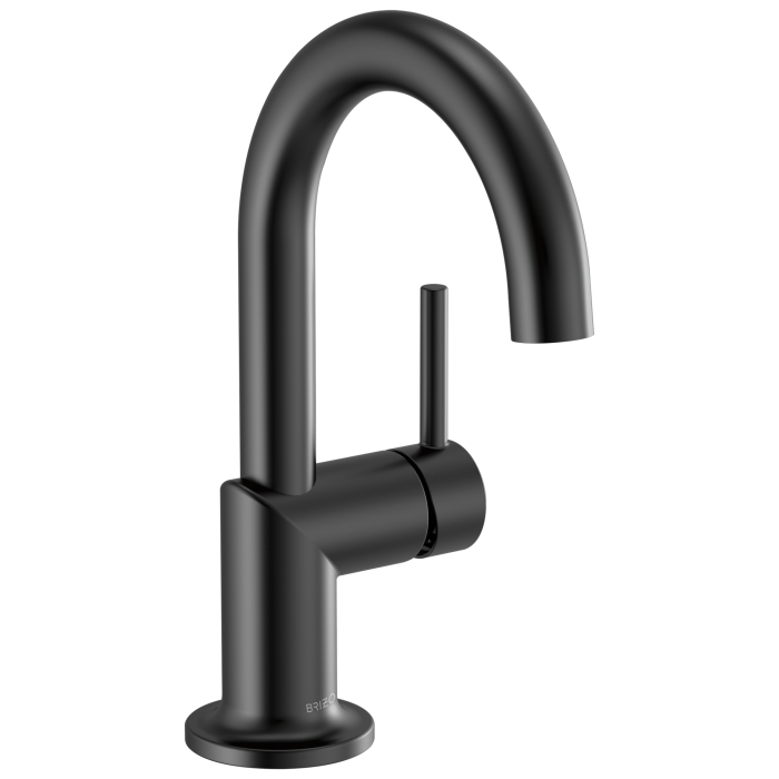 Brizo 65175LF Single Handle Bathroom Faucet – Matte Black