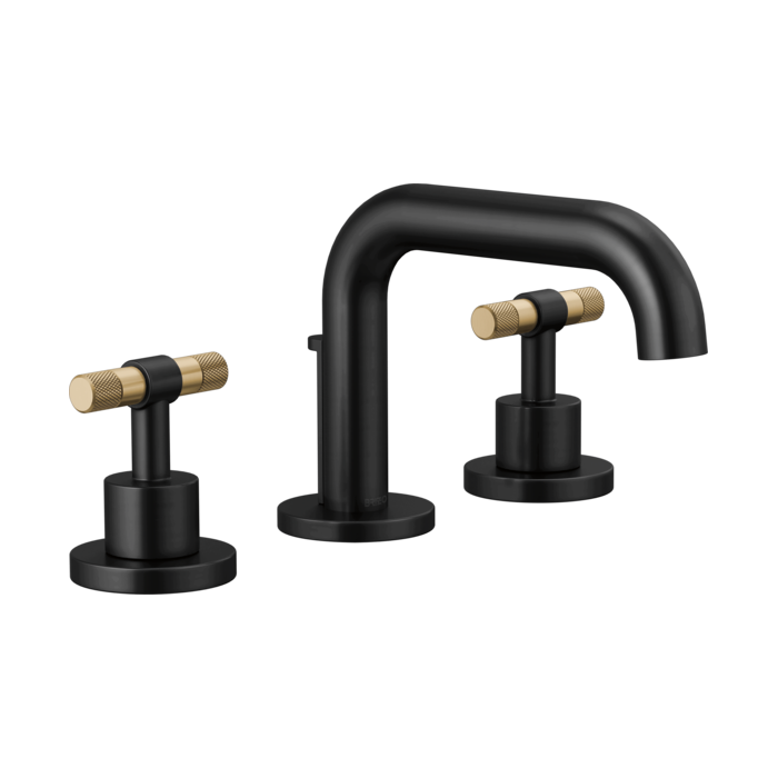 Brizo 65334LF Widespread Lavatory Faucet with Low Spout & T-Lever Handle Kit