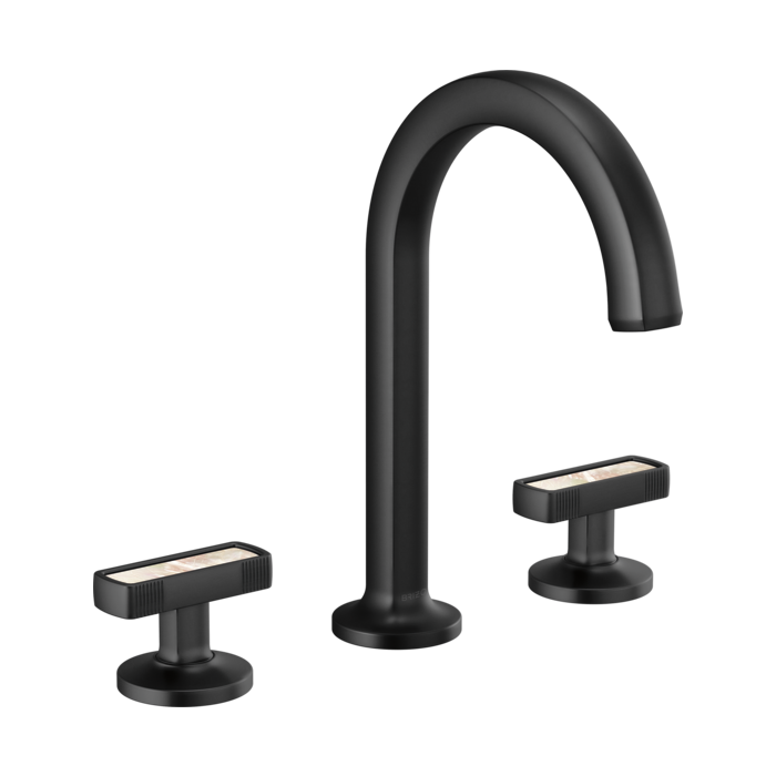 Brizo 65306LF Widespread Lavatory Faucet with Mother of Pearl Insert Handle Kit