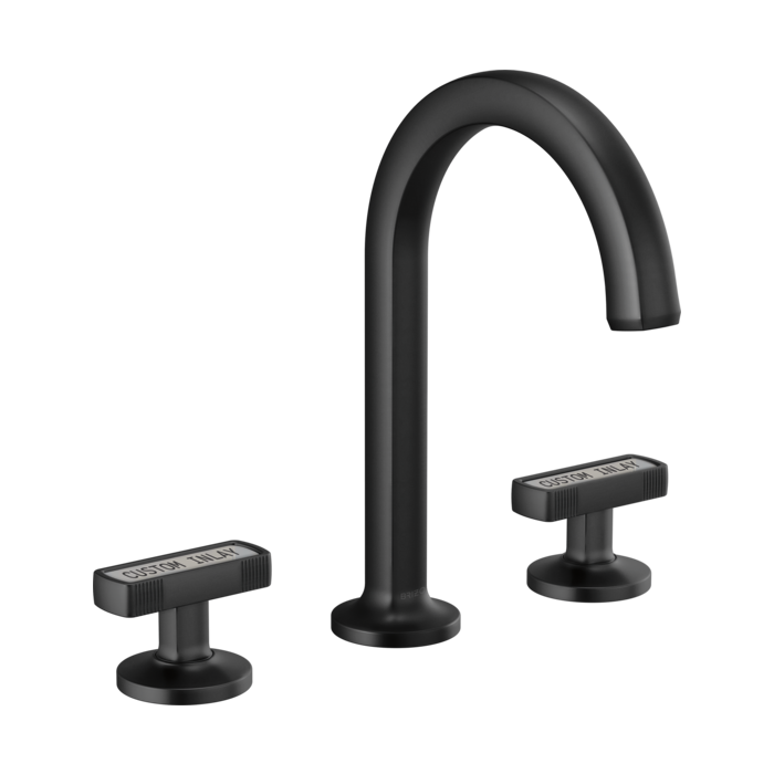 Brizo 65306LF Widespread Lavatory Knob Handle Kit with Custom Inlay