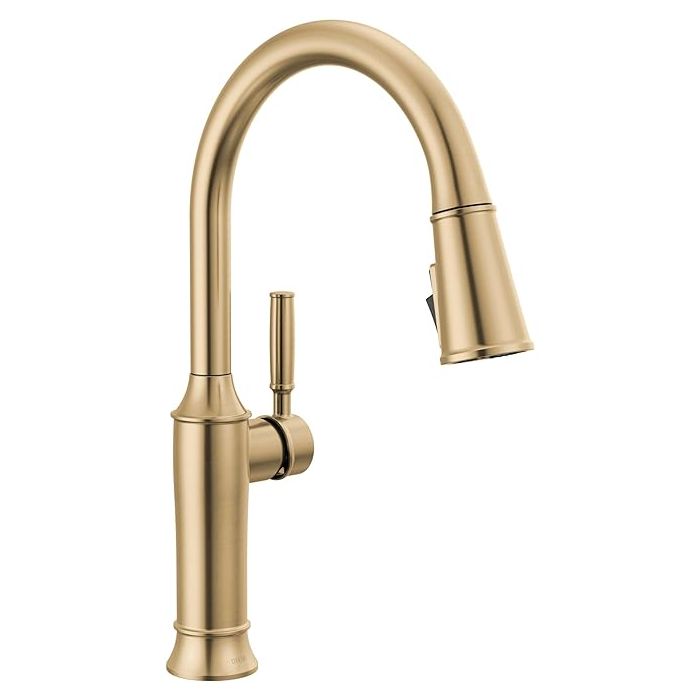 Delta Renaldi Single Handle Pull-Down Kitchen Faucet in Lumicoat