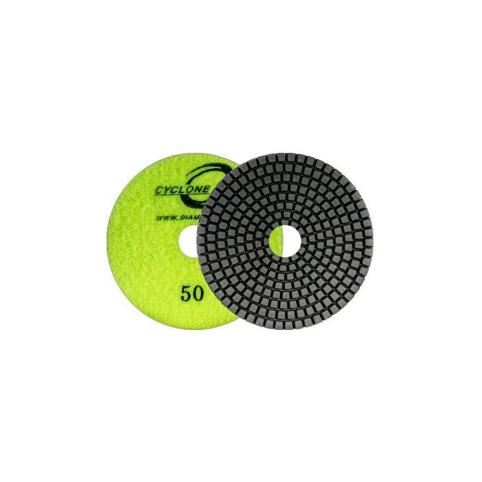 Diamax 4in Cyclone Polishing Disk 3.5mm 30 to 3000grit