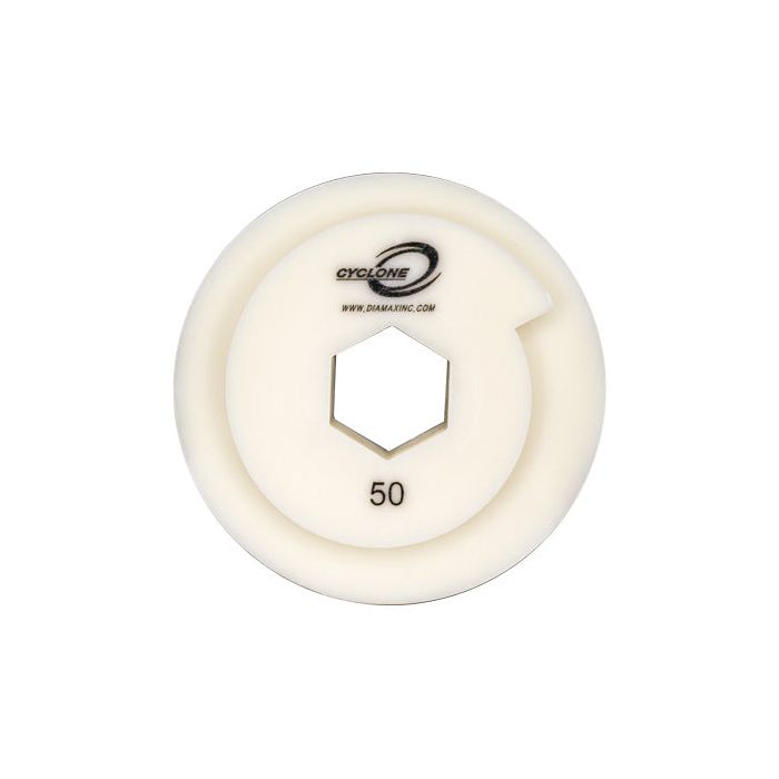 Diamax 6in Cyclone Straight Edge Snail Lock Wheel 50–3000 Grit 5mm