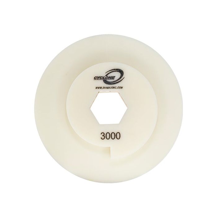 Diamax Cyclone Copper Hybrid 5in to 6in 30-3000 Grit, Snail Lock Wheel