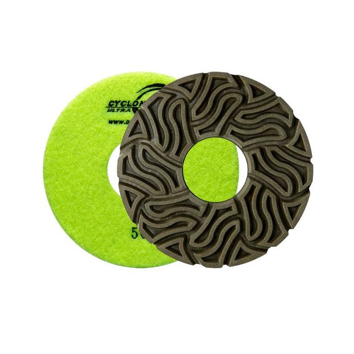 Diamax 5in to 6in Cyclone Ultra Straight Edge Velcro 50-3000 grit 8mm