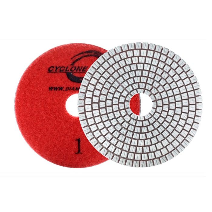 Diamax-4" Cyclone Engineered Stone Polishing Pad #1