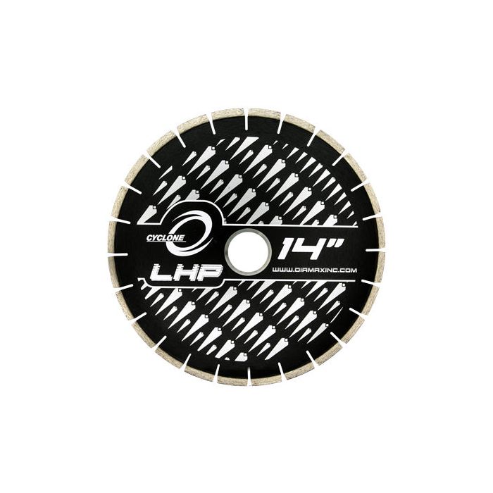 Diamax Cyclone Low Horse Power Silent Core Diamond Blade 14in to 16in