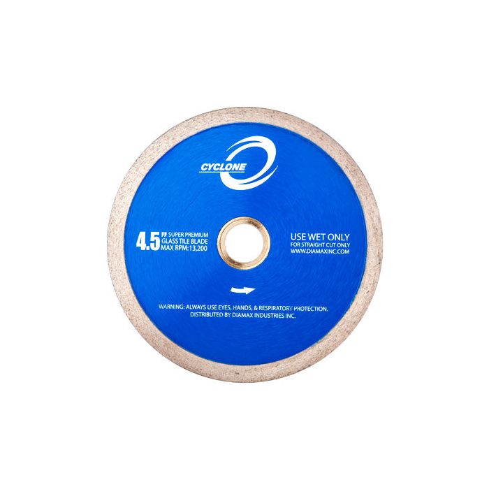 Diamax Cyclone Continuous Rim Glass Blade 4.5in to 10in