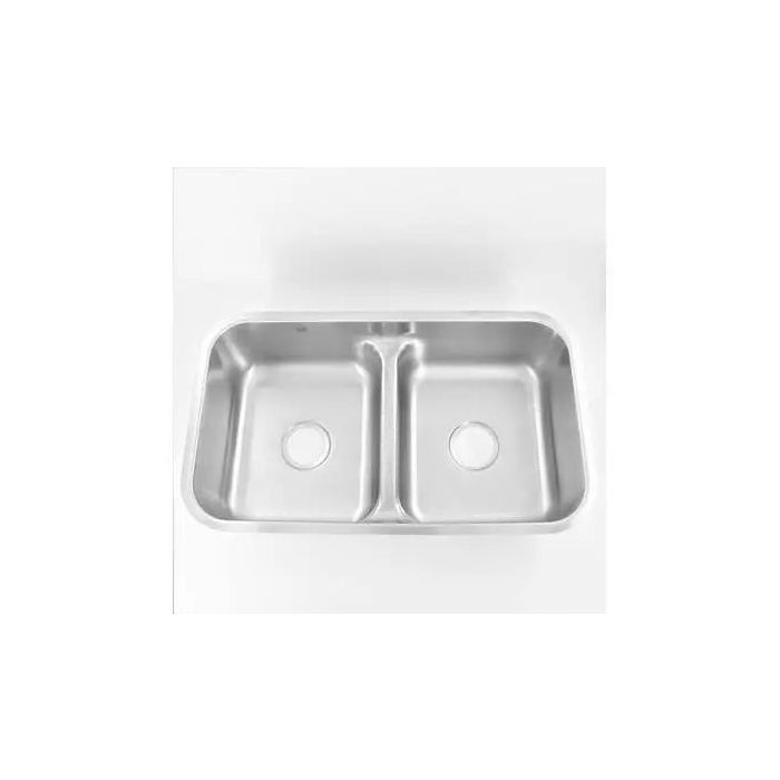 Liberty- Adams Half Divide Premium 18 G Stainless Steel 32.5' L x 18' W O.D. 30.5' L x 16' W I.D. 8' Deep 4.5' Half Divider