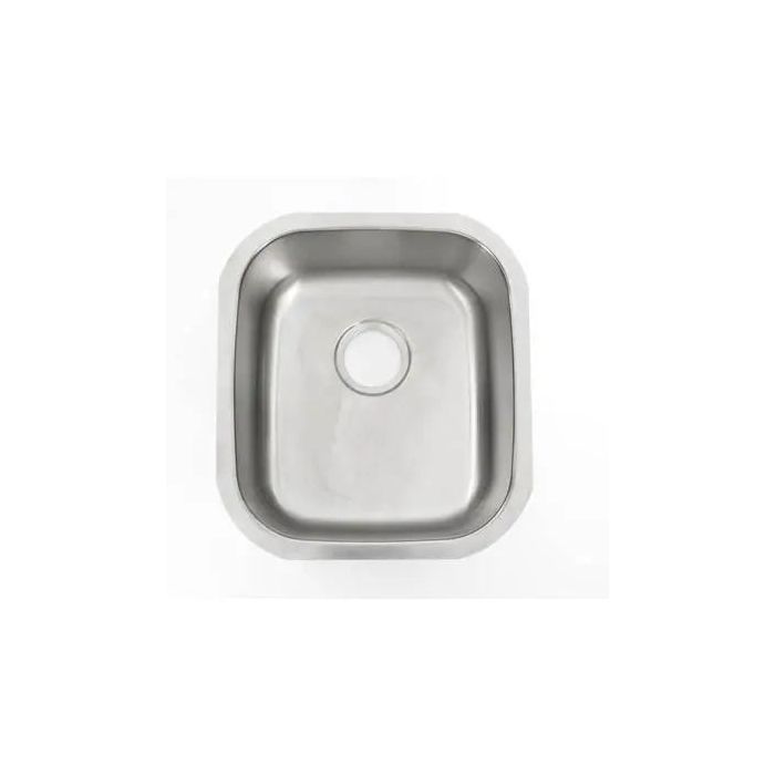 Liberty- Lincoln Large Premium 18 G Stainless Steel Bar/Utility Sink 17 x 18 O.D. 15x16 x9 Deep I.D.
