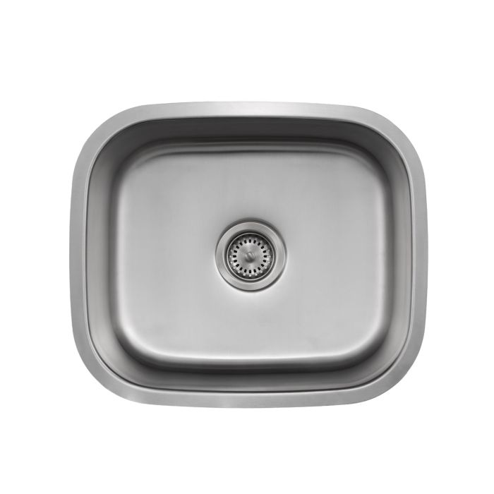 Liberty- Quincy Premium Soft Touch Brushed Finish 18 G UM bar/prep laundry or utility sink. 20 5/8 x 17 3/4 x 9