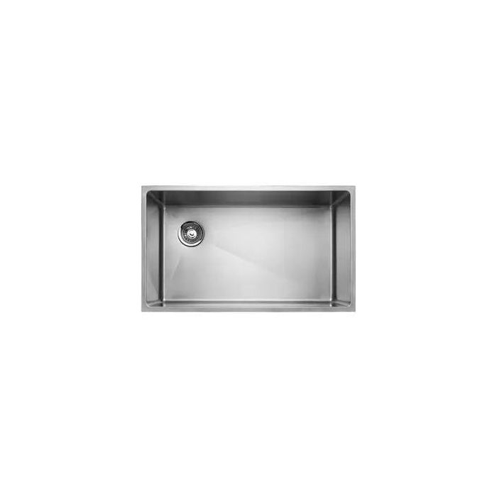Master Chef - Amiens Left Drain Stainless Steel UM Sink RADIAL CORNER 31-1/2' x 18-1/2' x 9'