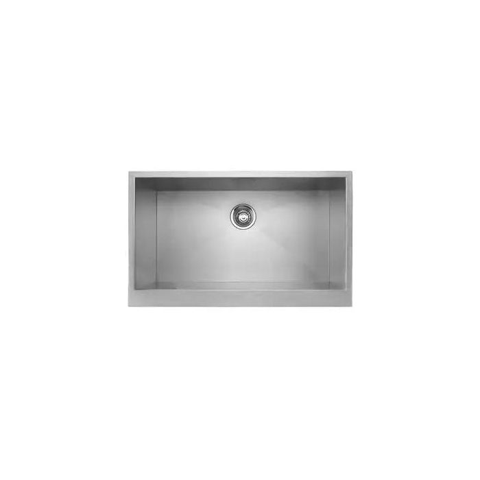 Master Chef - Belfort 30  Culinary Stainless Steel Kitchen Sink Farm Sink wtih Straight Front Apron 15 G 30x20x10