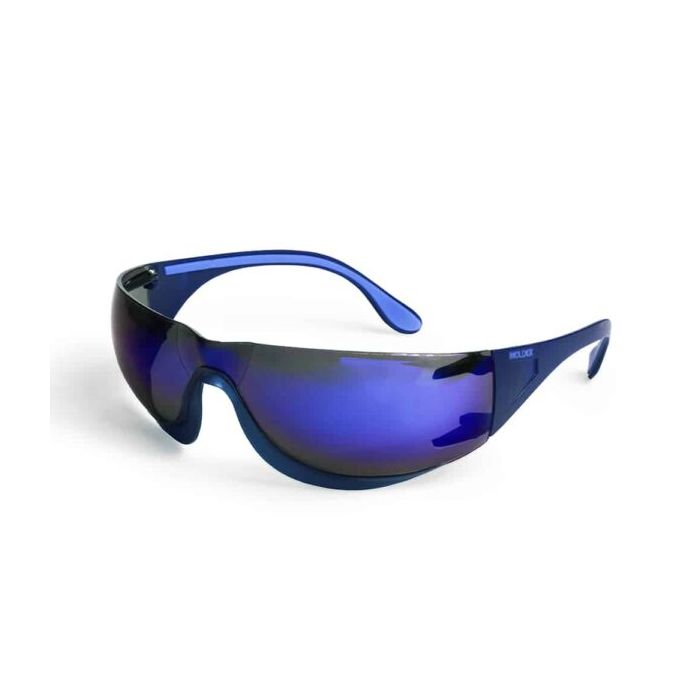 Moldex - 1 Pair Safety Glasses, Anti-fog, Blue Temples, Blue Soft Grip Rails