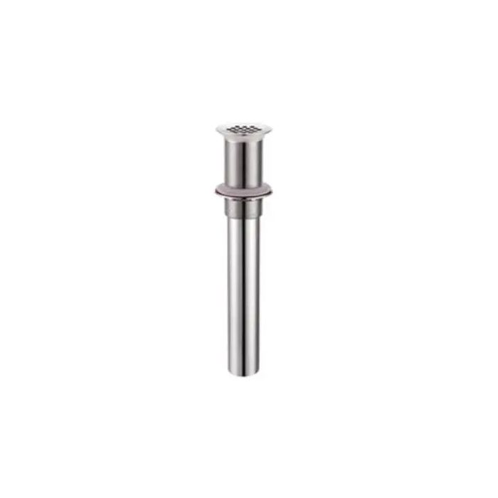 Oasis-Chrome-Lavatory Grid Drain 4" Body 8" Tailpiece No/Overflow