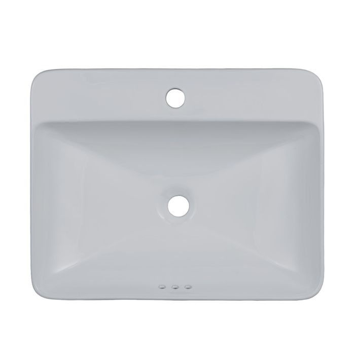 Oasis- Lynx Premium 23.25' x 18.5' x 6.75'One Hole Drop in vesselPorcelain Vessel sink