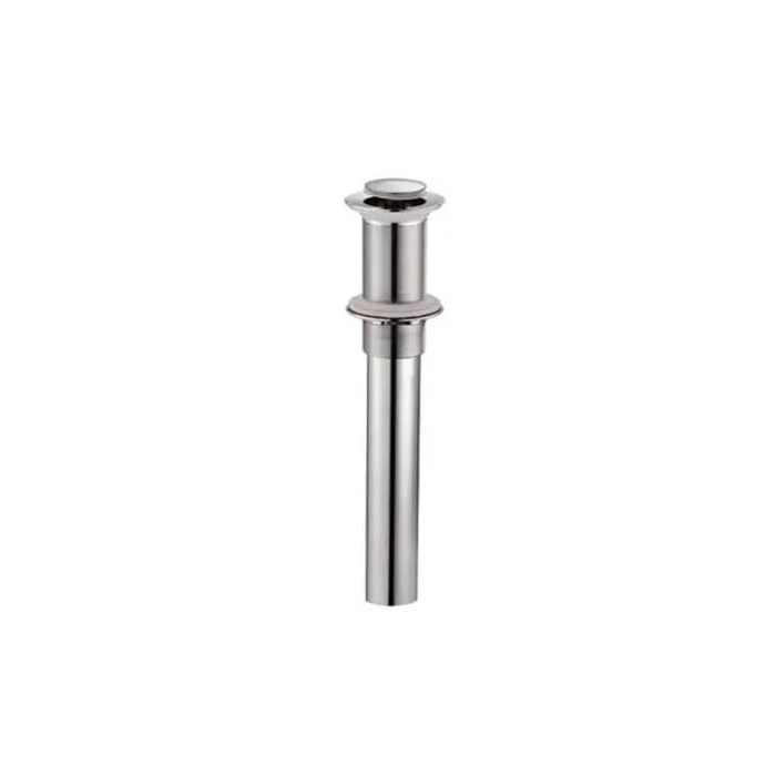 Oasis-Matte Black-Lavatory Internal Pop-Up Drain 4" Body 8" Tailpiece No/Overflow