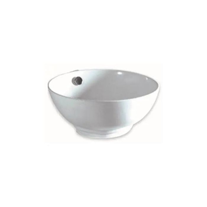 Oasis-  Mixing Bowl Flared Round Vitreous China Sink 16' Round & 5' Deep Vessel