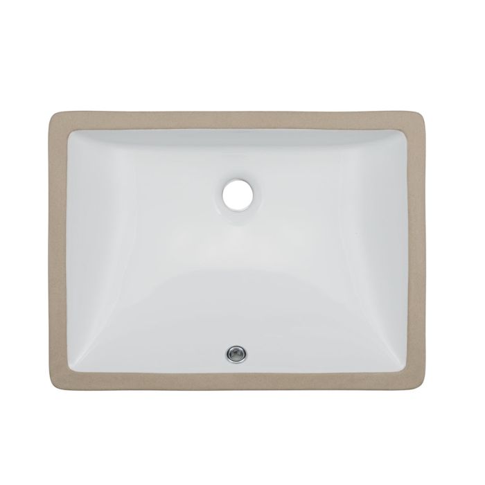 Oasis-Phoenix WH ADA  Rectangular ADA Vitreous China UM lav Basin 20x15x5.5