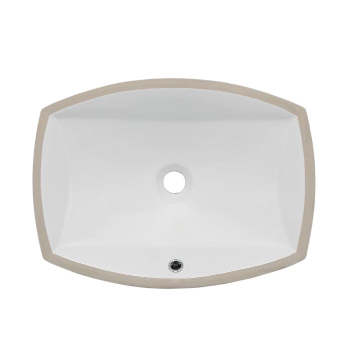 Oasis- Retreat Rectangular White Bathroom UM sink