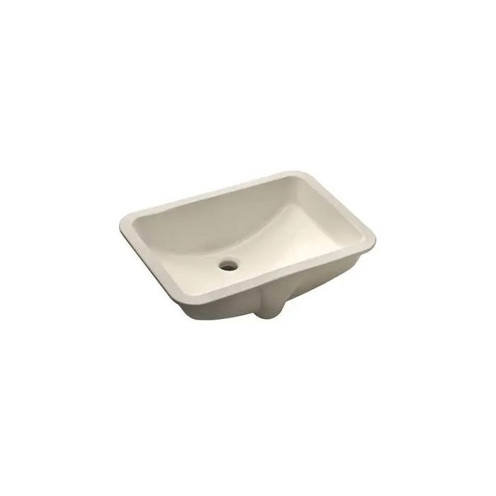 Oasis- Small Specialty Rectangle Porcelain UM Bisque 18x11.5x6 O.D. 17x10.5 I.D.