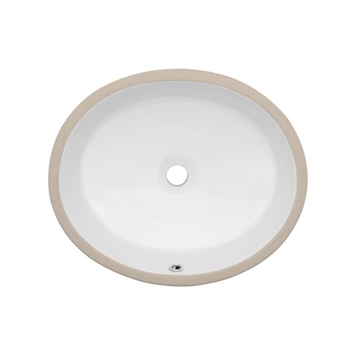 Oasis- Tideway Oval WH Medium UM Vitreous China Sink