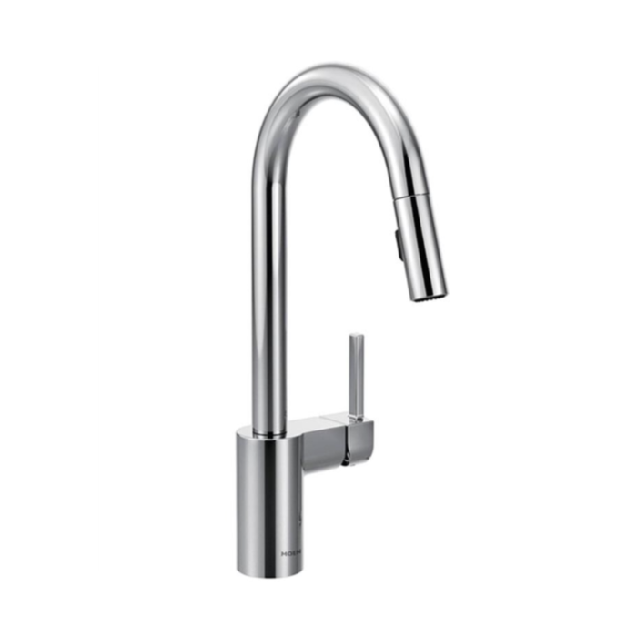 MOEN 7565 Chrome Align Single Handle Pull Down Kitchen Faucet NEW IN BOX