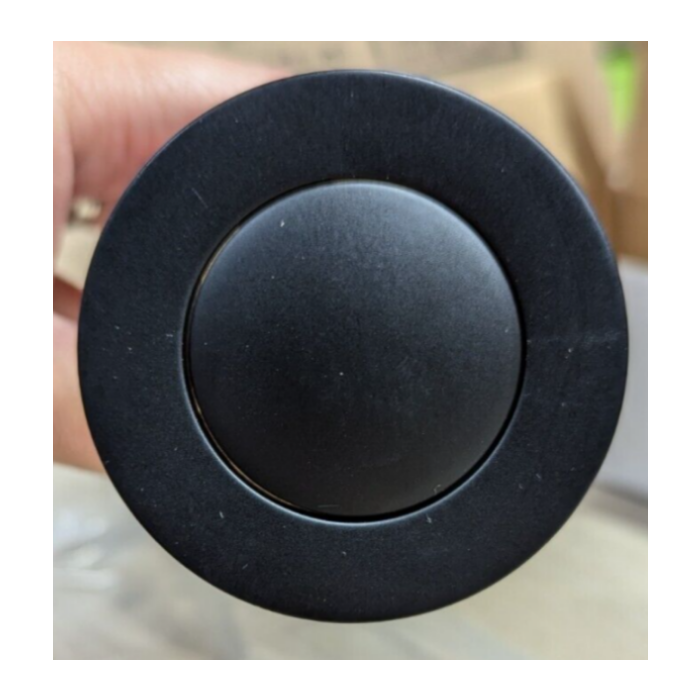 Mountain Plumbing MT741/MB Soft Touch Round Lavatory Drain with Overflow