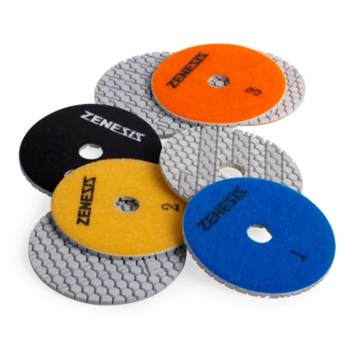 Zenesis - 3 Step Polishing Pads 4in x 3.0mm x 5/8in