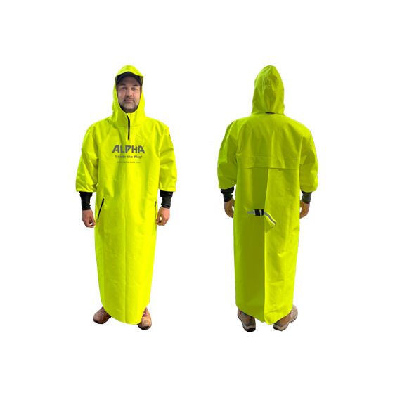 Alpha Tools - Long-Sleeved PU Coated Waterproof Hoodie Apron