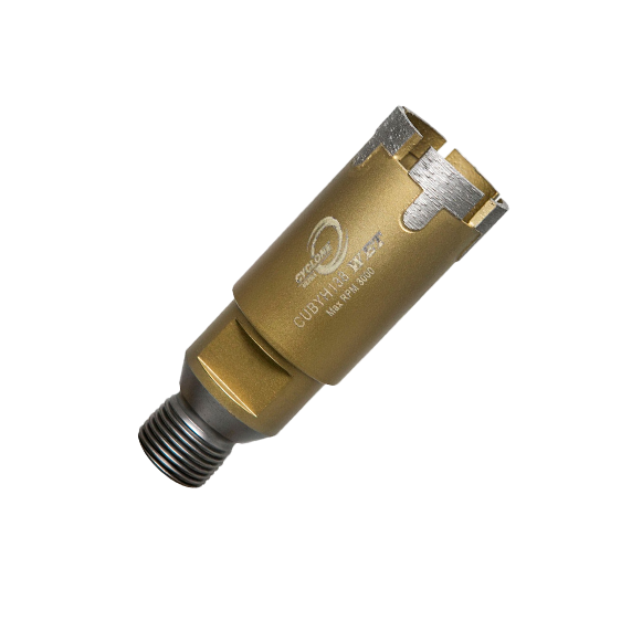 Diamax-1 1/4" Cyclone Ultra Dry Thin Wall CNC 1/2" Gas Core Bit