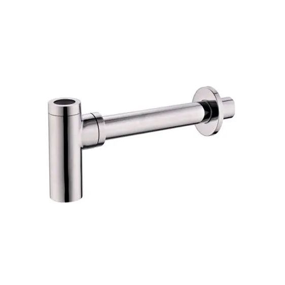 Oasis-Chrome-Bottle Trap Brass Round Pipe 17 G