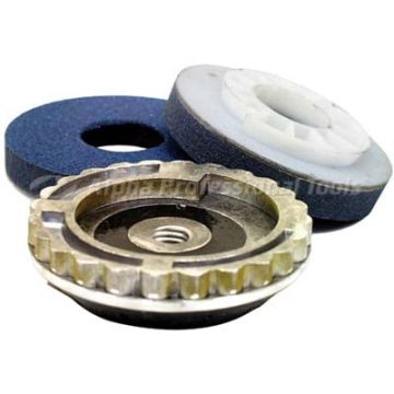 Alpha PVA Quick Change Polishing Pads 4" 5/8"-11 – #40–#600 Grit & Kit