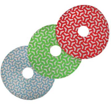 Alpha Kirara Diamond Polishing Pads – 4" | Position 1–3