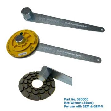 Alpha Tools 31mm Hex Wrench for GEM & GEM-V Polishers