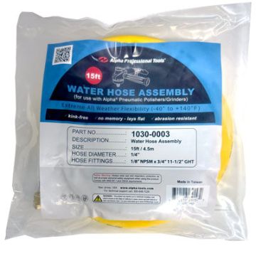 Alpha Tools 30' Water Hose for AIR-600/800 Series